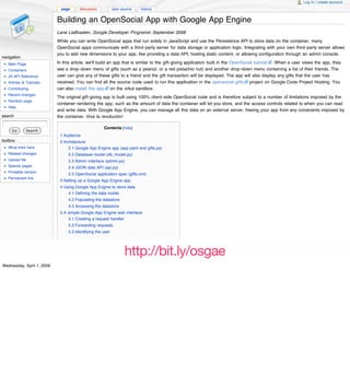 Implementing the Social Web