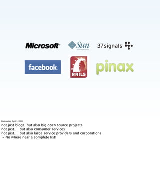 Implementing the Social Web