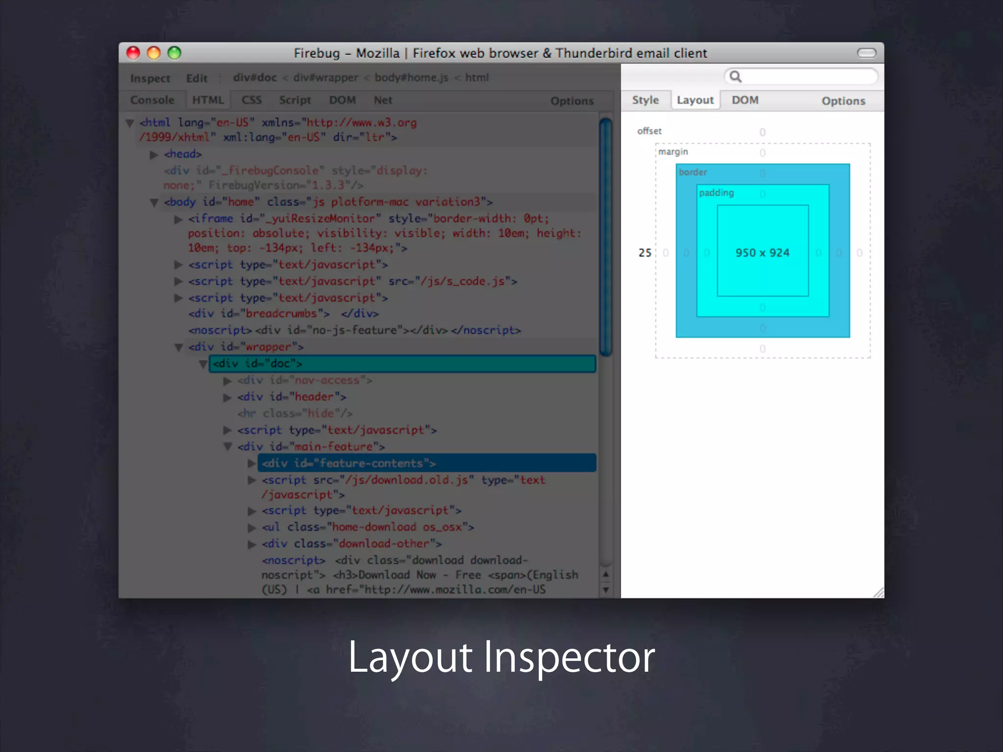 Layout Inspector
 