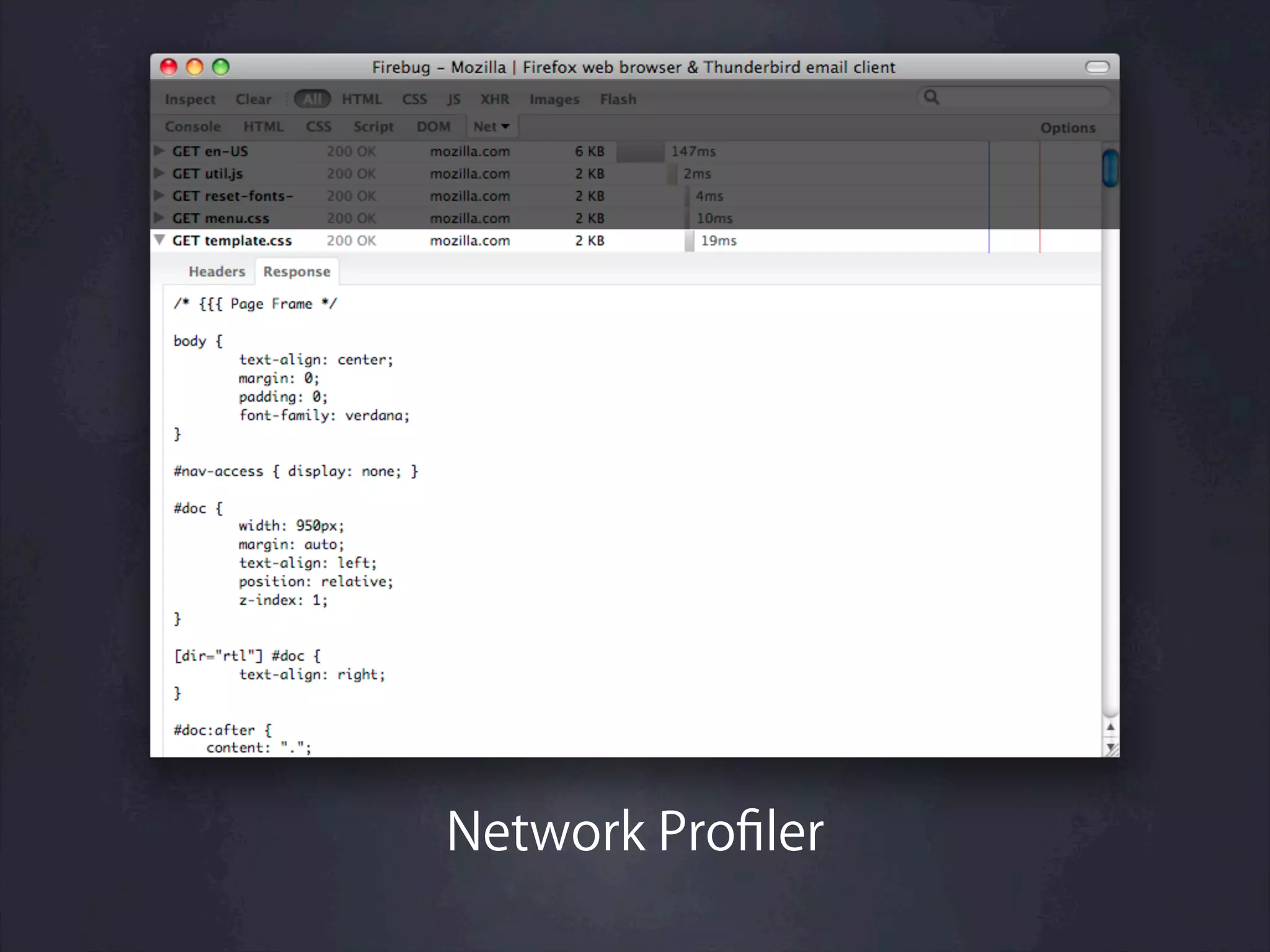 Network Proﬁler
 