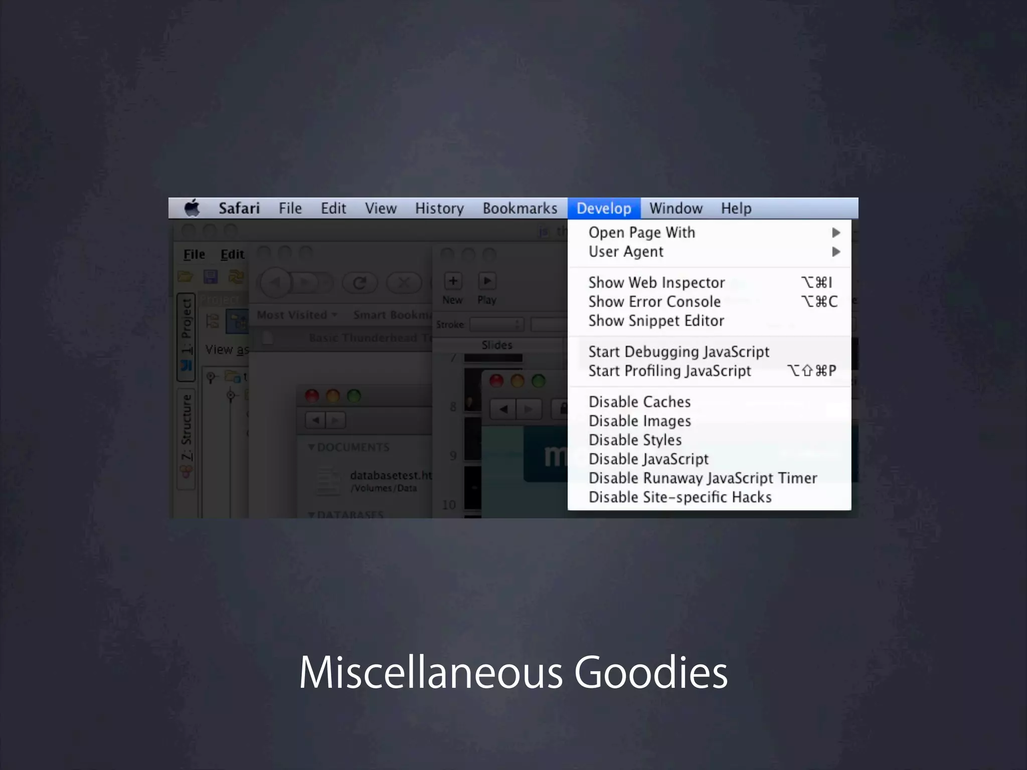 Miscellaneous Goodies
 