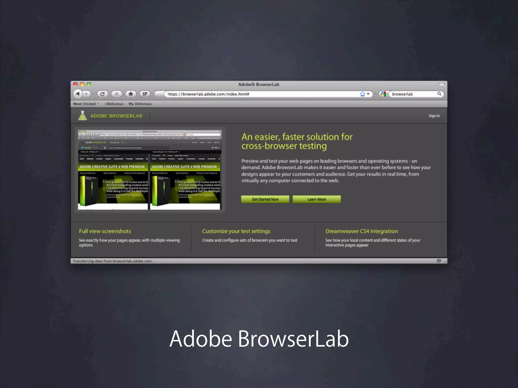 Adobe BrowserLab
 