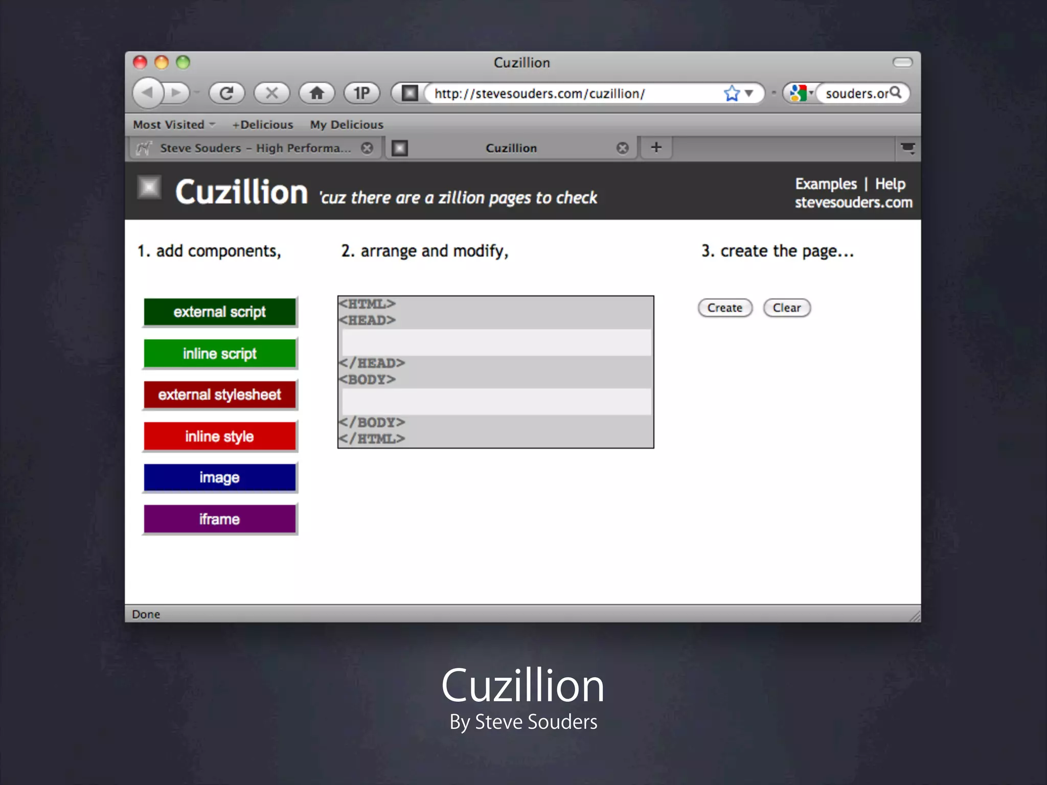 Cuzillion
By Steve Souders
 