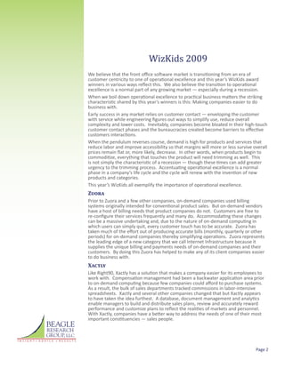 2009 Wiz Kids Report: EchoSign ESIGN