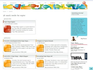 Einführung in Topic Maps




               Institut für Informatik
   Automatische Sprachverarbeitung       topicmapslab.de   14
 