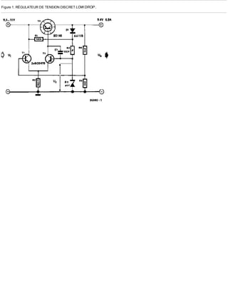 Figure 1. RÉGULATEUR DE TENSION DISCRET LOW DROP .
 