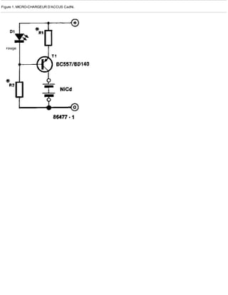 Figure 1. MICRO-CHARGEUR D'ACCUS CadNi.
 