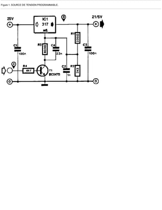 Figure 1. SOURCE DE TENSION PROGRAMMABLE.
 