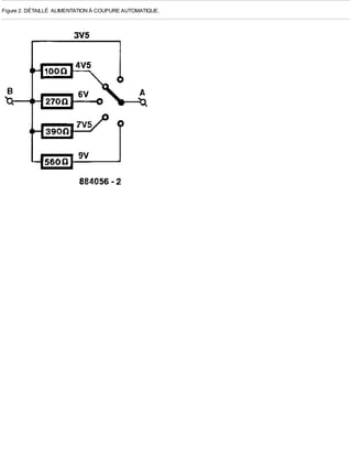 Figure 2. DÉTAILLÉ ALIMENTATION À COUPURE AUTOMATIQUE.
 