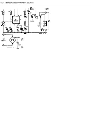 Figure 1. DÉTECTEUR DE COUPURE DE COURANT.
 