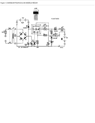 Figure 1. CHARGEUR POUR ACCU DE MODÈLE RÉDUIT.
 