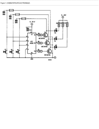 Figure 1. COMMUTATEUR ÉLECTRONIQUE.
 