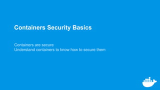 Docker Containers Security | PPT