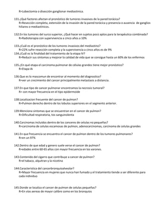 2CIENTAS PREGUNTAS ONCOLOGICAS OCTAVO DE