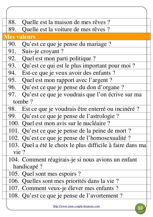 jeux de question