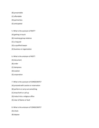 200 Sat Words | PDF