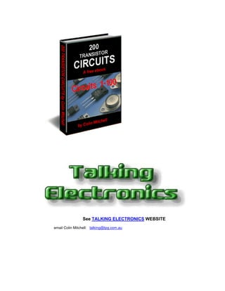 See TALKING ELECTRONICS WEBSITE
email Colin Mitchell: talking@tpg.com.au
 