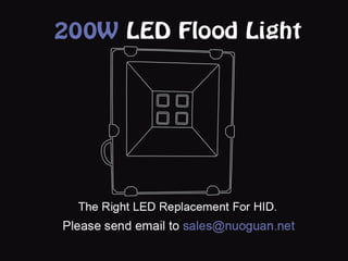 200W LED Flood Light - www.ngtlight.com