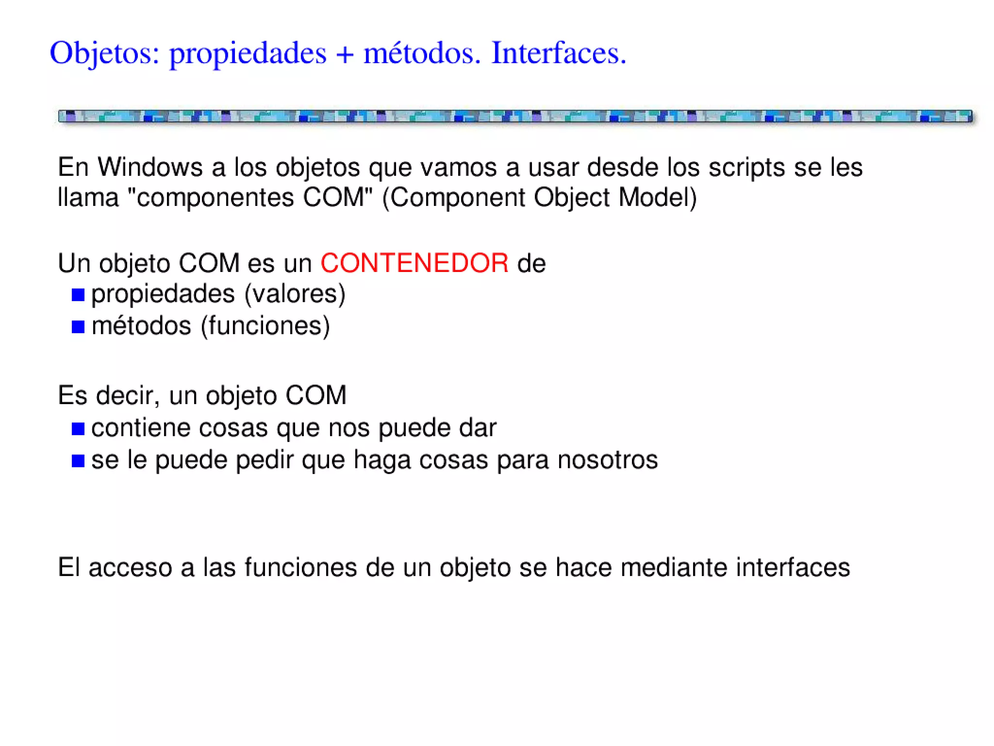 Scripting en entornos Windows - Conceptos básicos