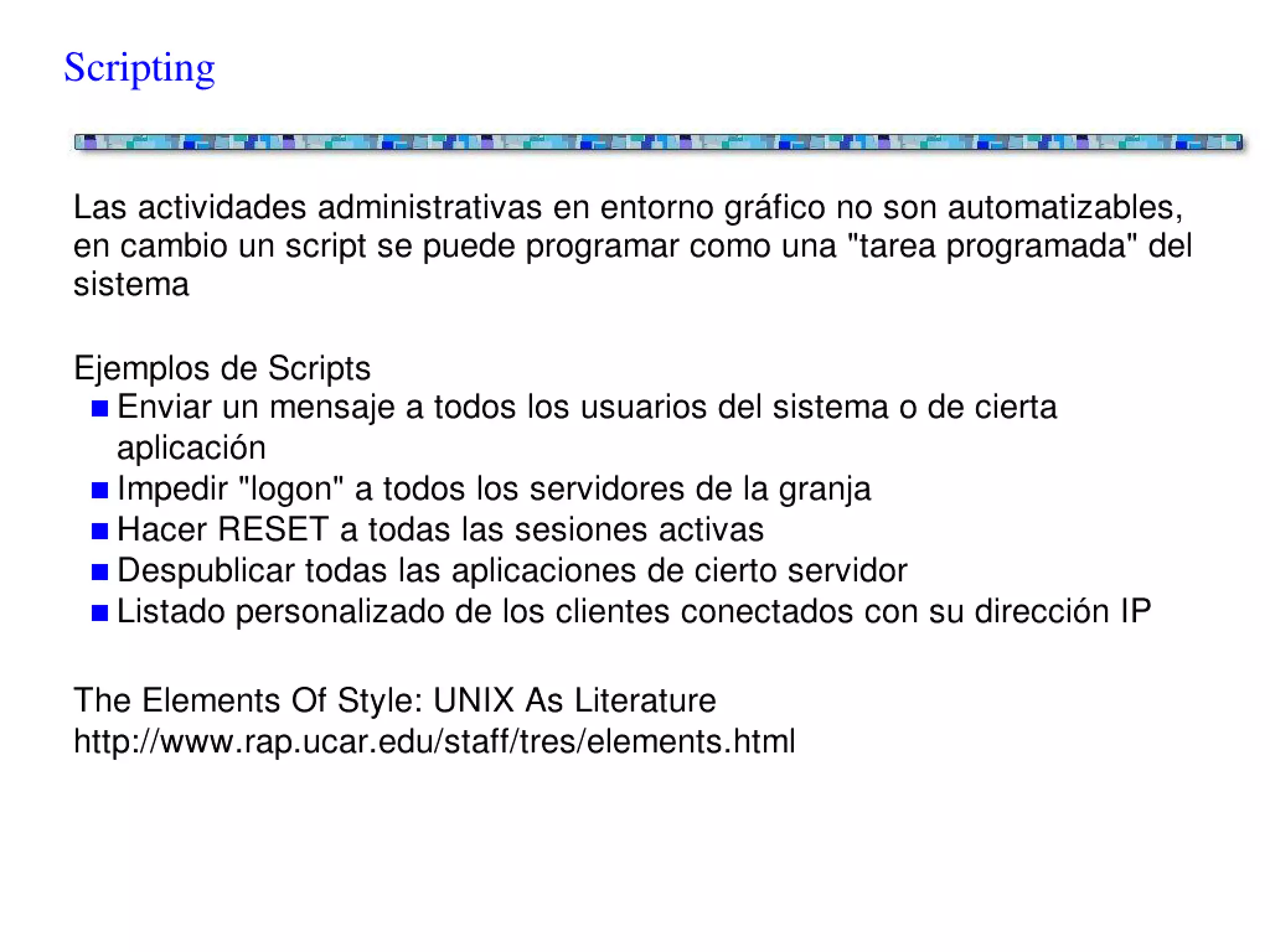 Scripting en entornos Windows - Conceptos básicos