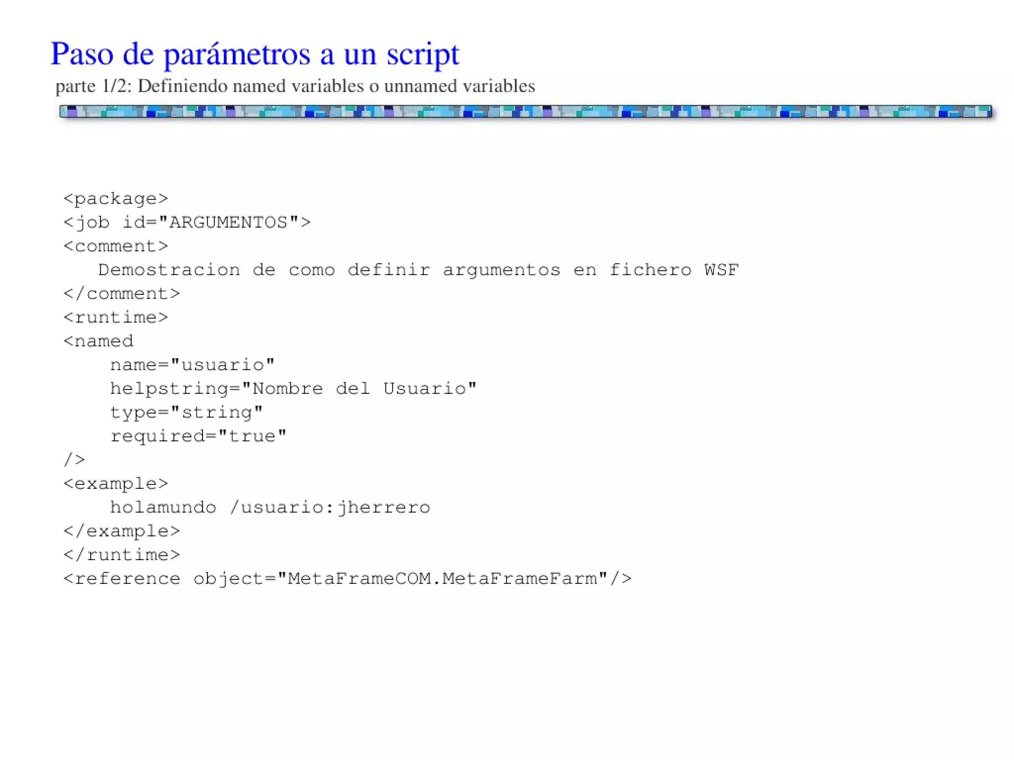 Scripting en entornos Windows - Conceptos básicos