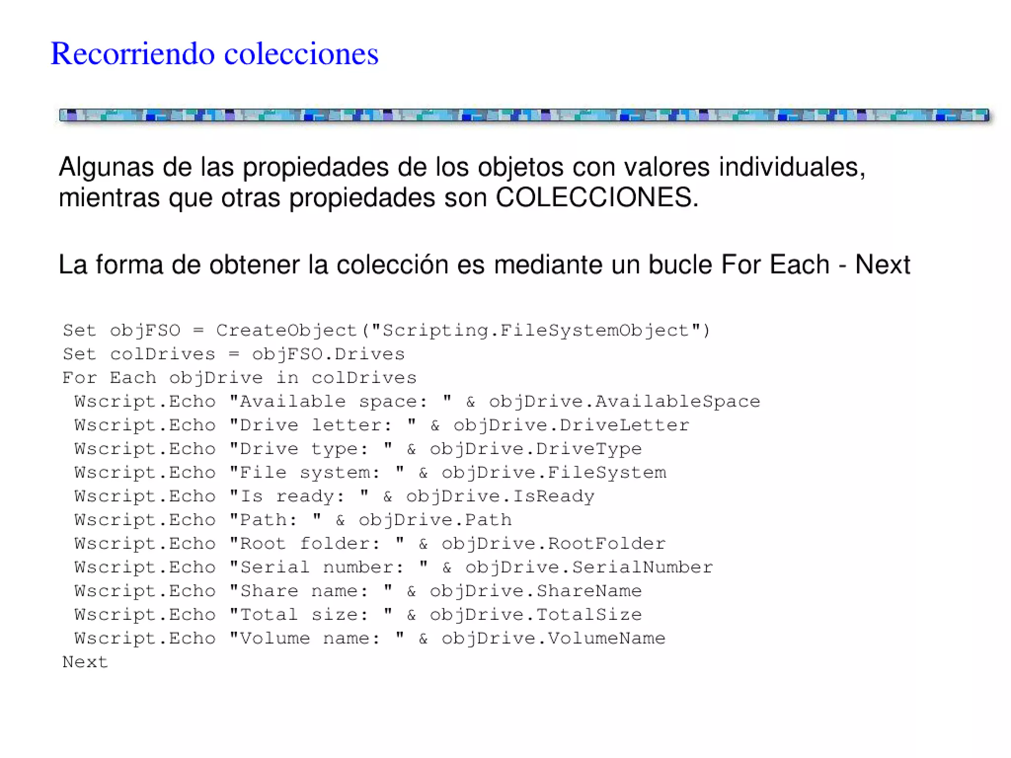 Scripting en entornos Windows - Conceptos básicos