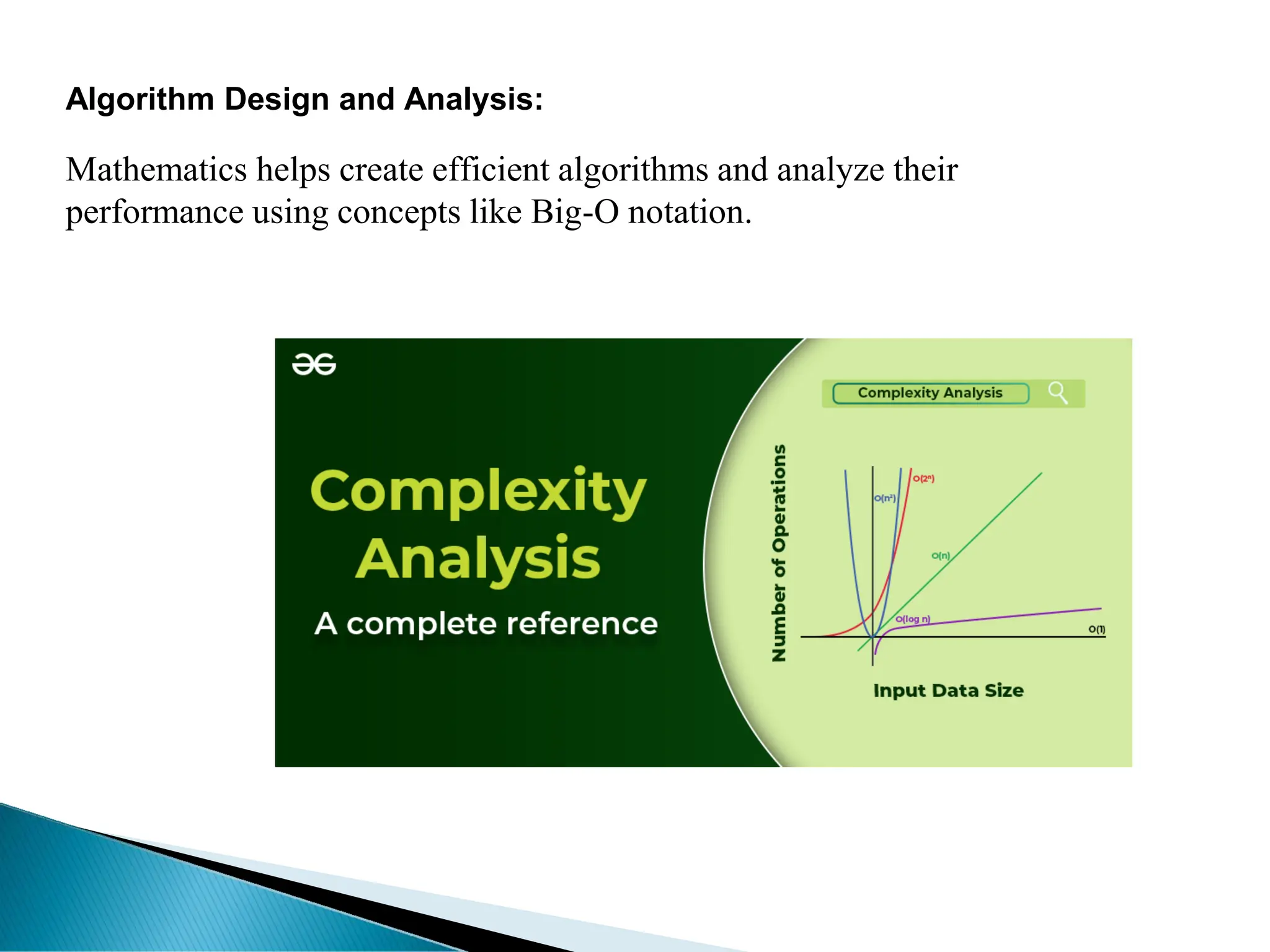 The roles of mathematics in computer science ppt