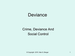 crime and deviance | PPTX
