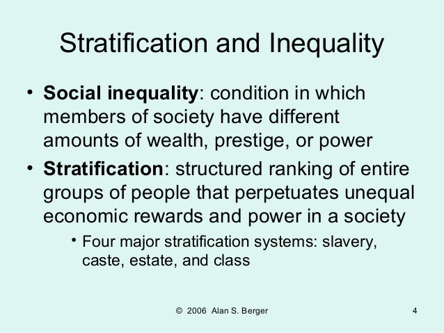 201 08 Social Stratification