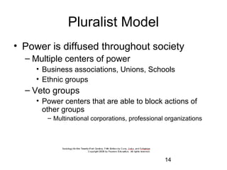 14
Authority Patterns:
Who Rules?
• Patriarchy: society in which men
dominate in family decision making
• Matriarchy: society in which women
dominate in family decision making
• Egalitarian family: authority pattern in
which spouses are regarded as equals
 