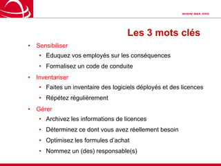 Les 3 mots clésSensibiliser