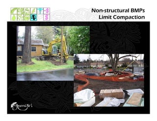 Non-structural BMPs
  Limit Compaction
 
