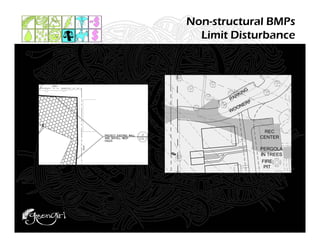 Non-structural BMPs
  Limit Disturbance
 