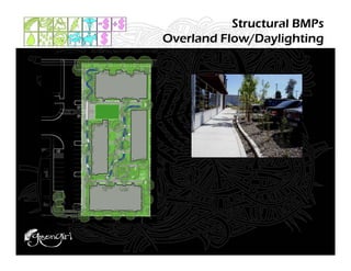 Structural BMPs
Overland Flow/Daylighting
 