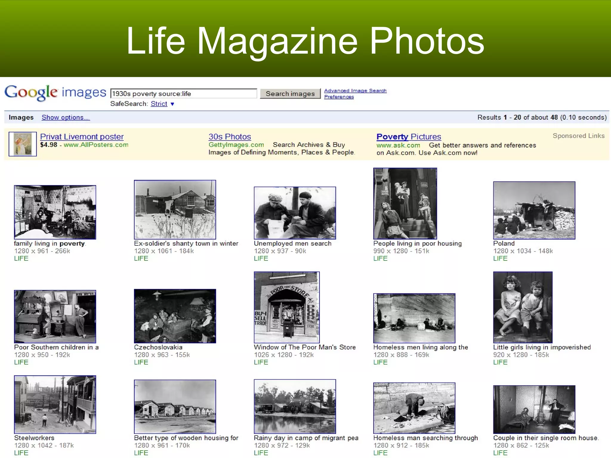 Life Magazine Photos 