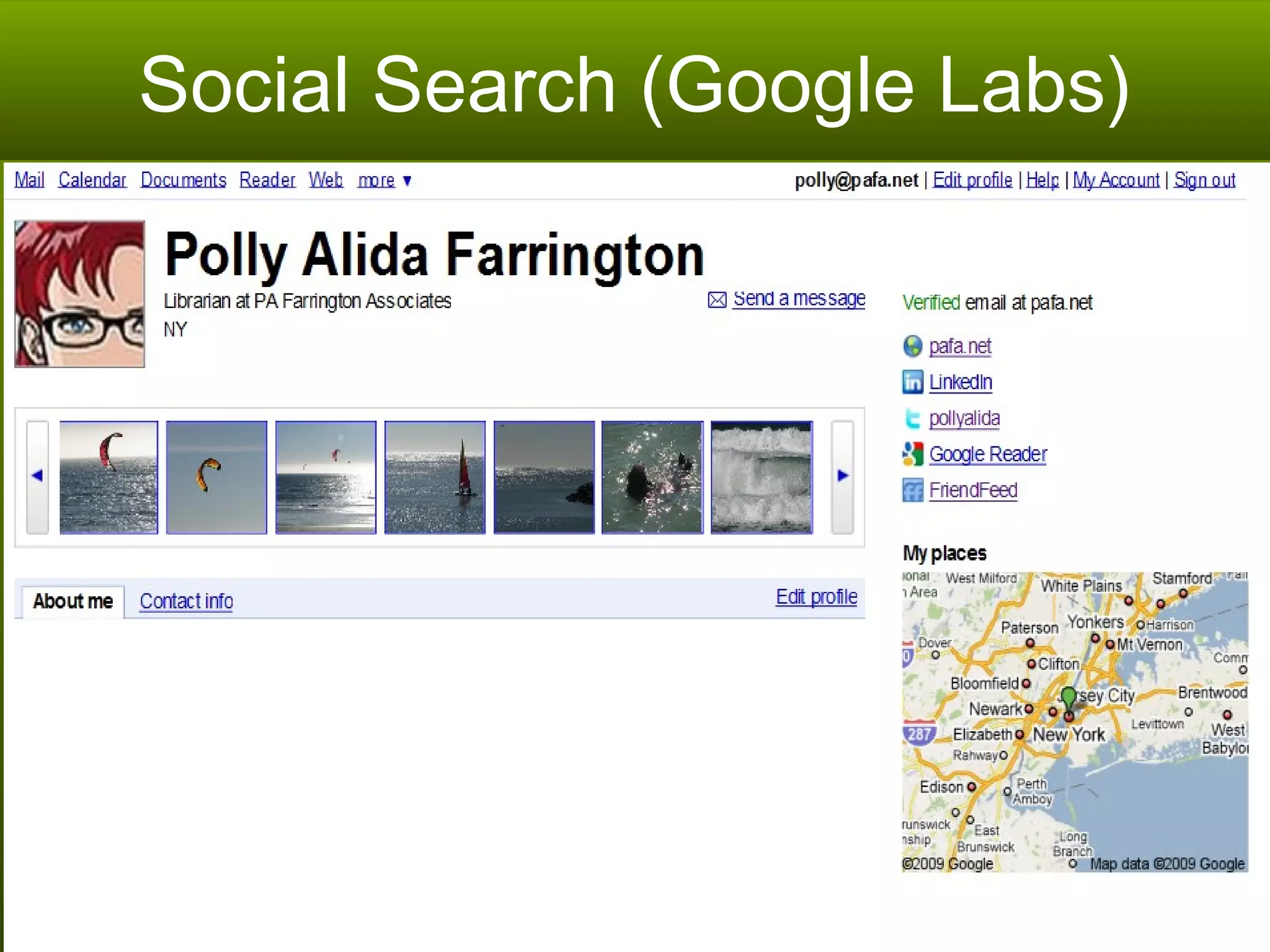 Social Search (Google Labs) 