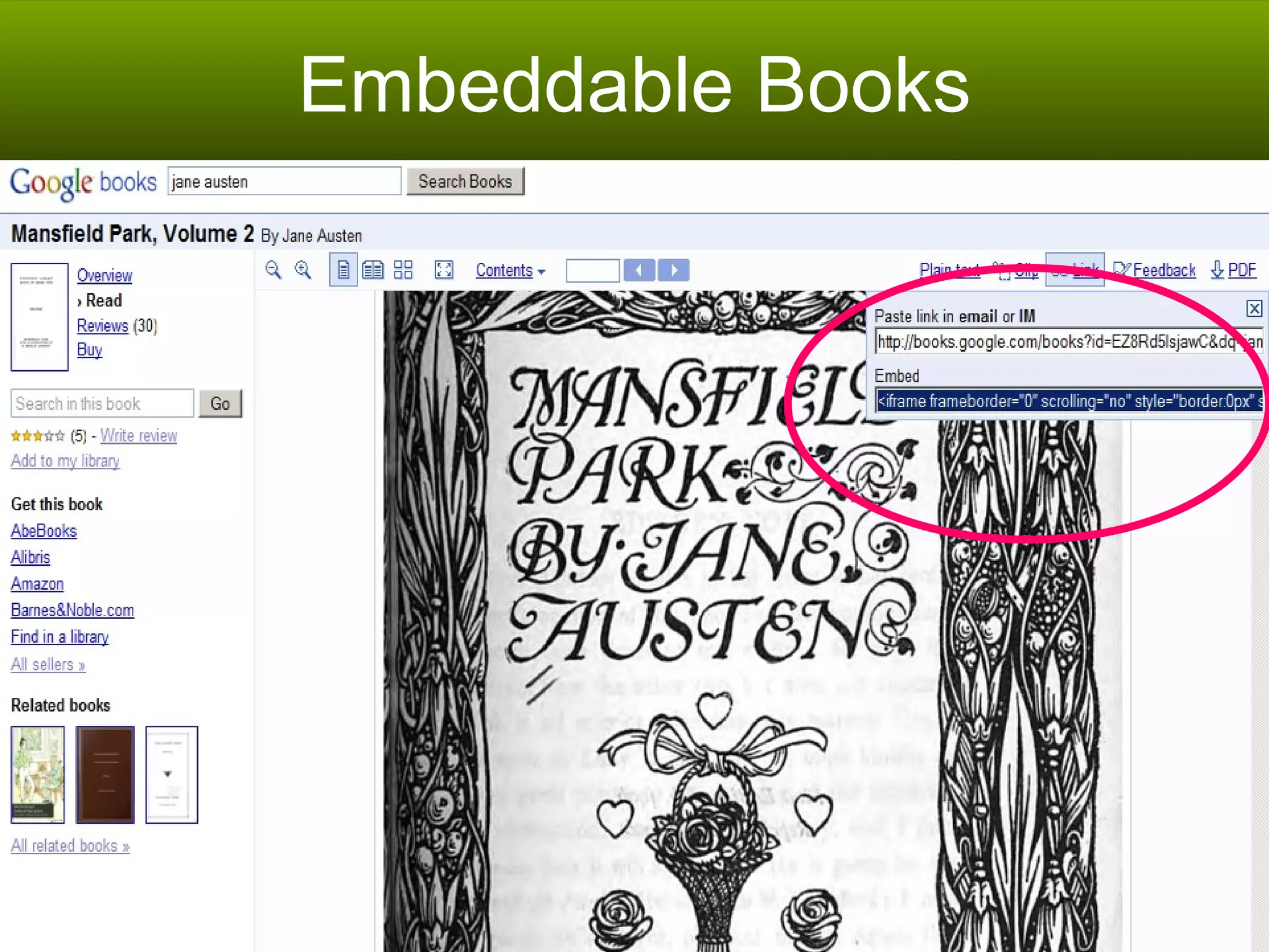 Embeddable Books 