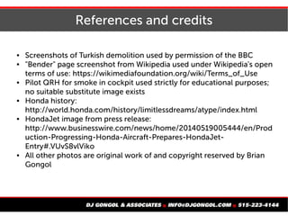 Note external sources of change
 New regulations
 New methods
 New state of the art
 