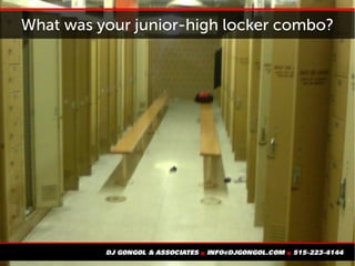 What was your junior-high locker combo?
 