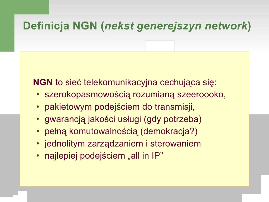 NGN są na Śląsku!ale gdzie są nowe modele biznesowe?