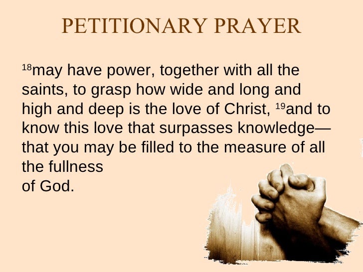 Petitionary Prayer petitionary-prayer