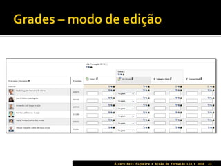 Criação de escalasÁlvaro Reis Figueira • Acção de Formação LEA • 20106