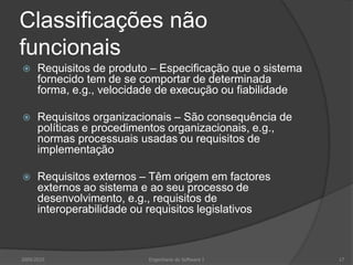  Desenvolvedores de softwareEspecificação do desenho do software2009/20108Engenharia do Software I