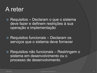 Um exemplo2009/201037Engenharia do Software I