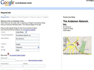 Google Local Business