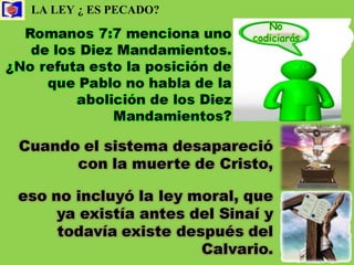 LA LEY ¿ ES PECADO? 