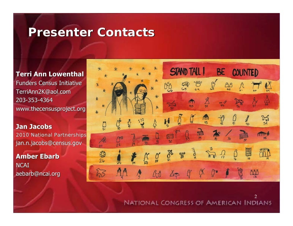 Filling out the Census Form and Census Operations
