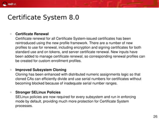 2010-03-30 Red Hat Identity Management, Certificate System Technical ...