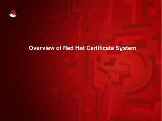 2010-03-30 Red Hat Identity Management, Certificate System Technical ...