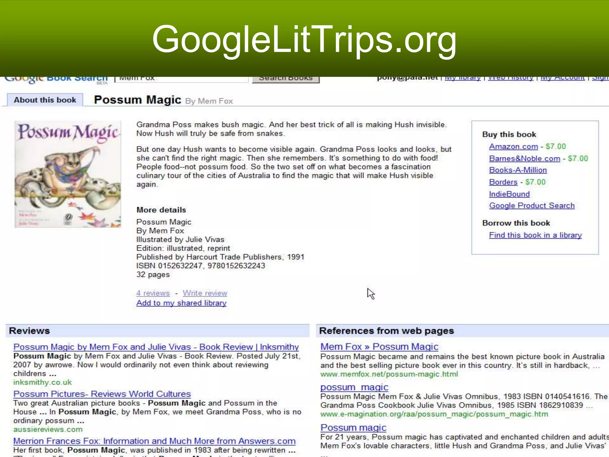 GoogleLitTrips.org